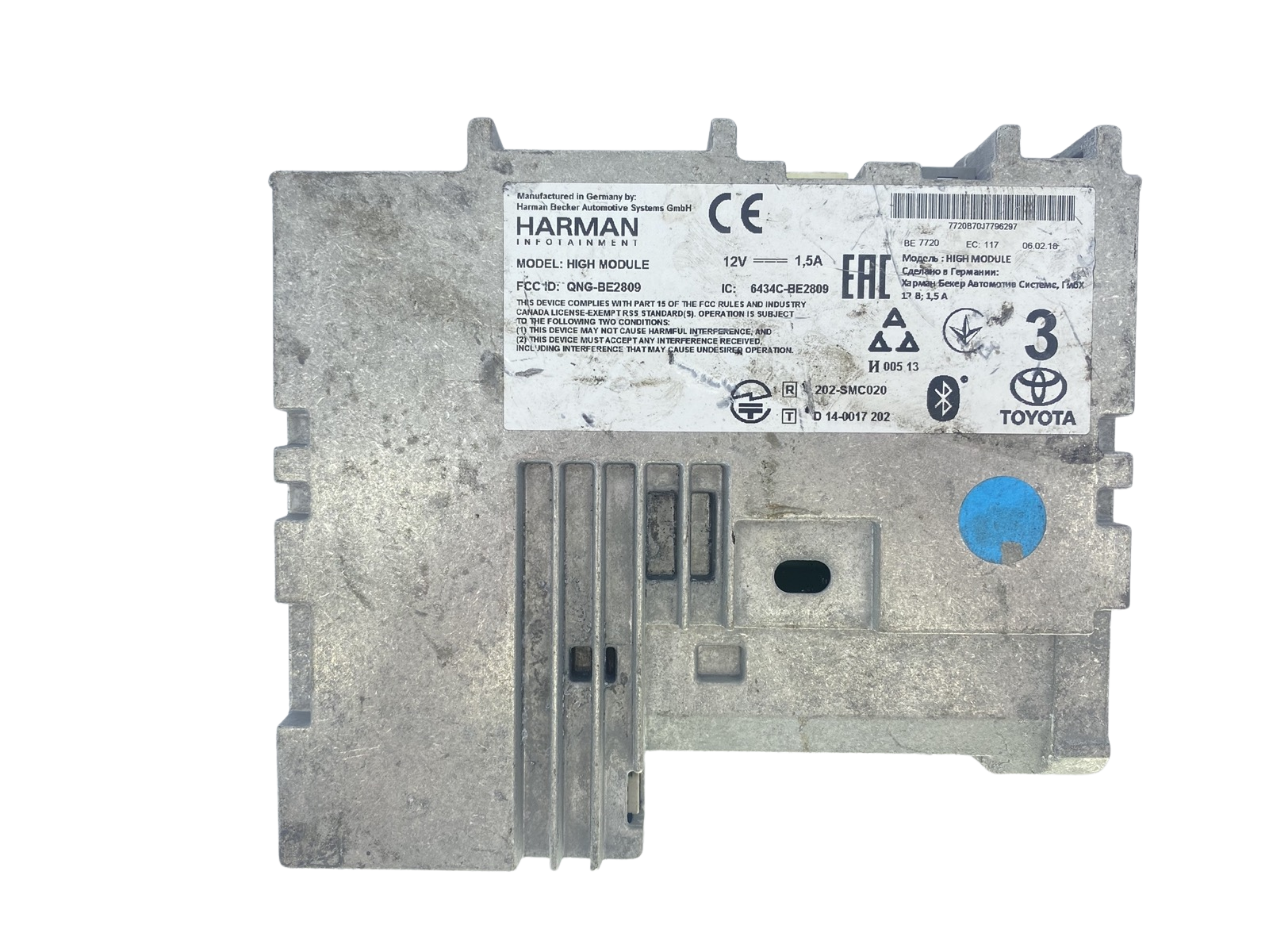 Bluetooth Moodul 10R-04 8027 QNG-BE2809 6434C-BE2809 86840-0F0030 Toyota main product photo