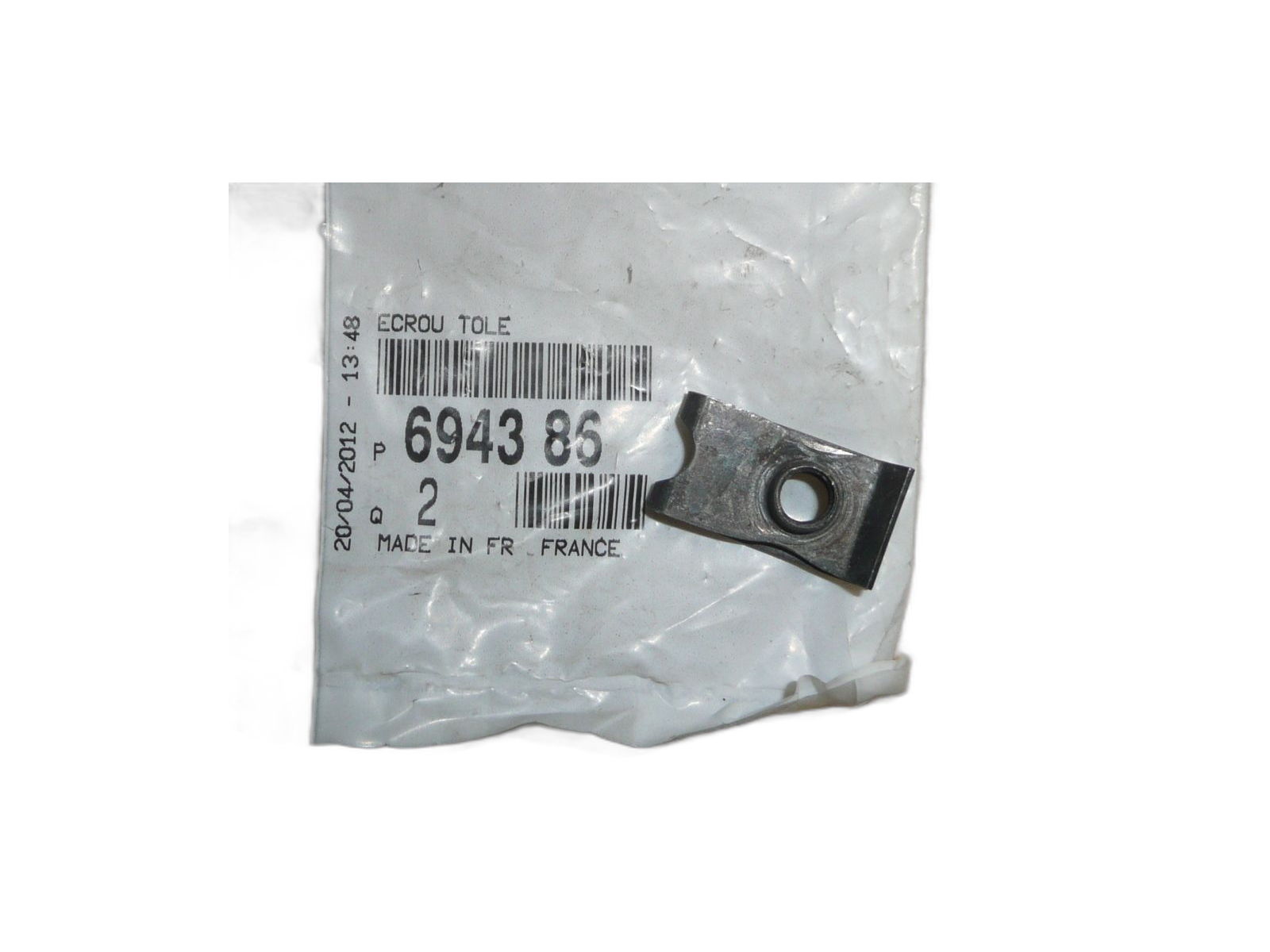 Mutter Uus Originaal 6943.86 694386 Citroen Peugeot main product photo