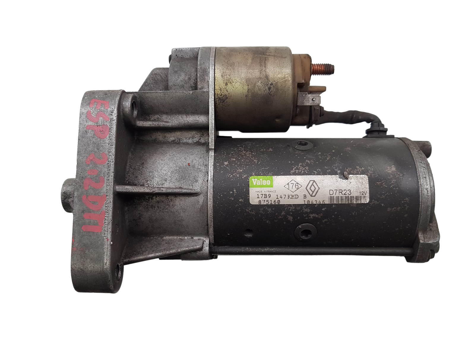 Mootori Starter Renault 7700104346 D7R23 2.2 D Valeo 1253 main product photo