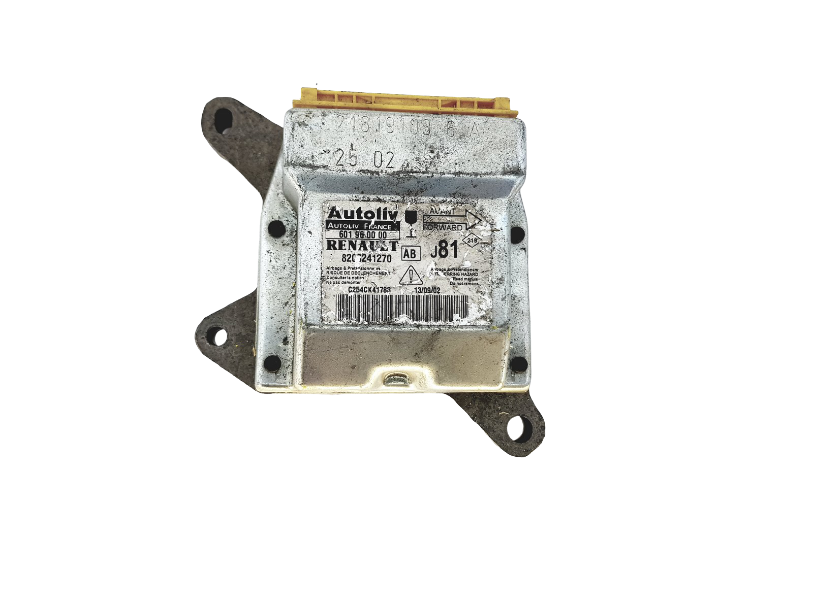 Juhtploki moodul 601960000 8200241270 Renault Autoliv main product photo