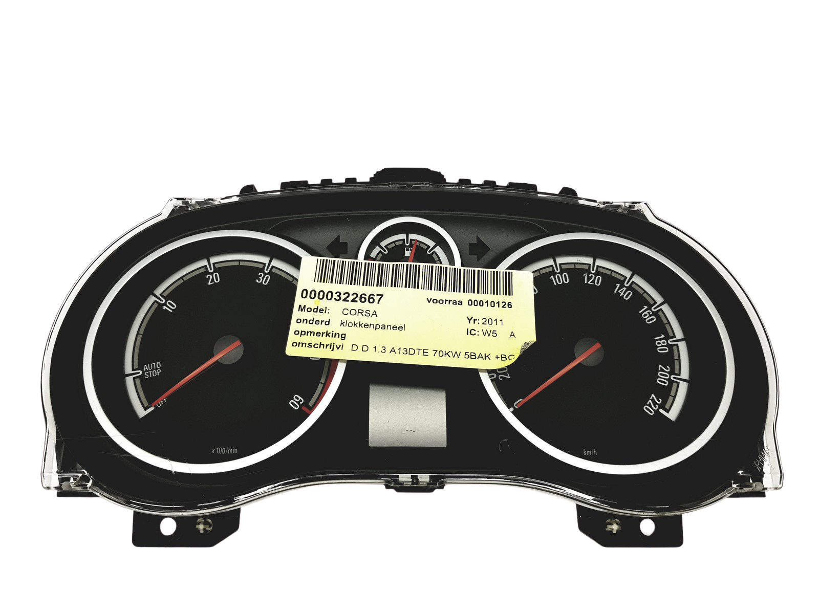 Spidomeeter Opel Corsa D P0013316504 0001958237 31256 main product photo
