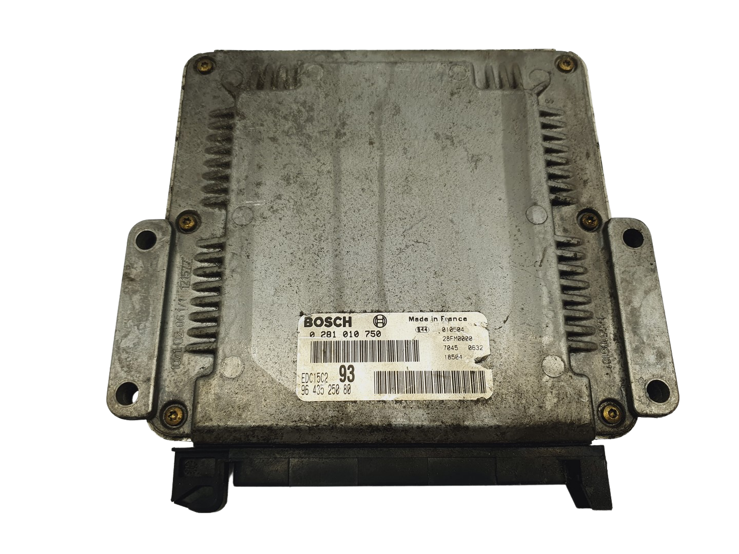 Juhtplokk 9643525080 0281010750 EDC15C2 PSA Bosch 68359 main product photo