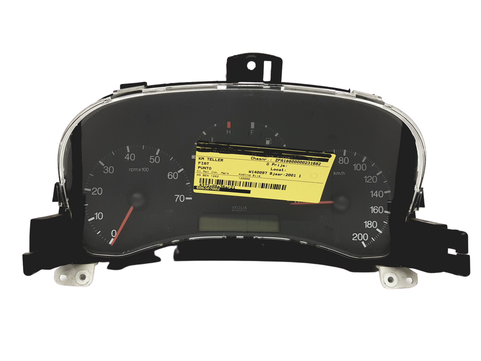 Spidomeeter Fiat Punto 60.6307.002.H 606307002H 30830 main product photo