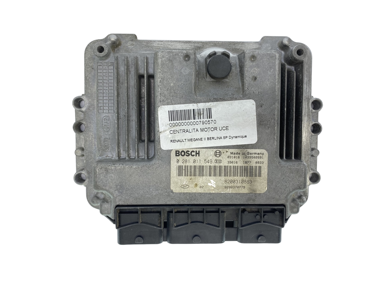 Juhtplokk 0281011549 8200310863 8200370779 Renault Bosch 63884 main product photo