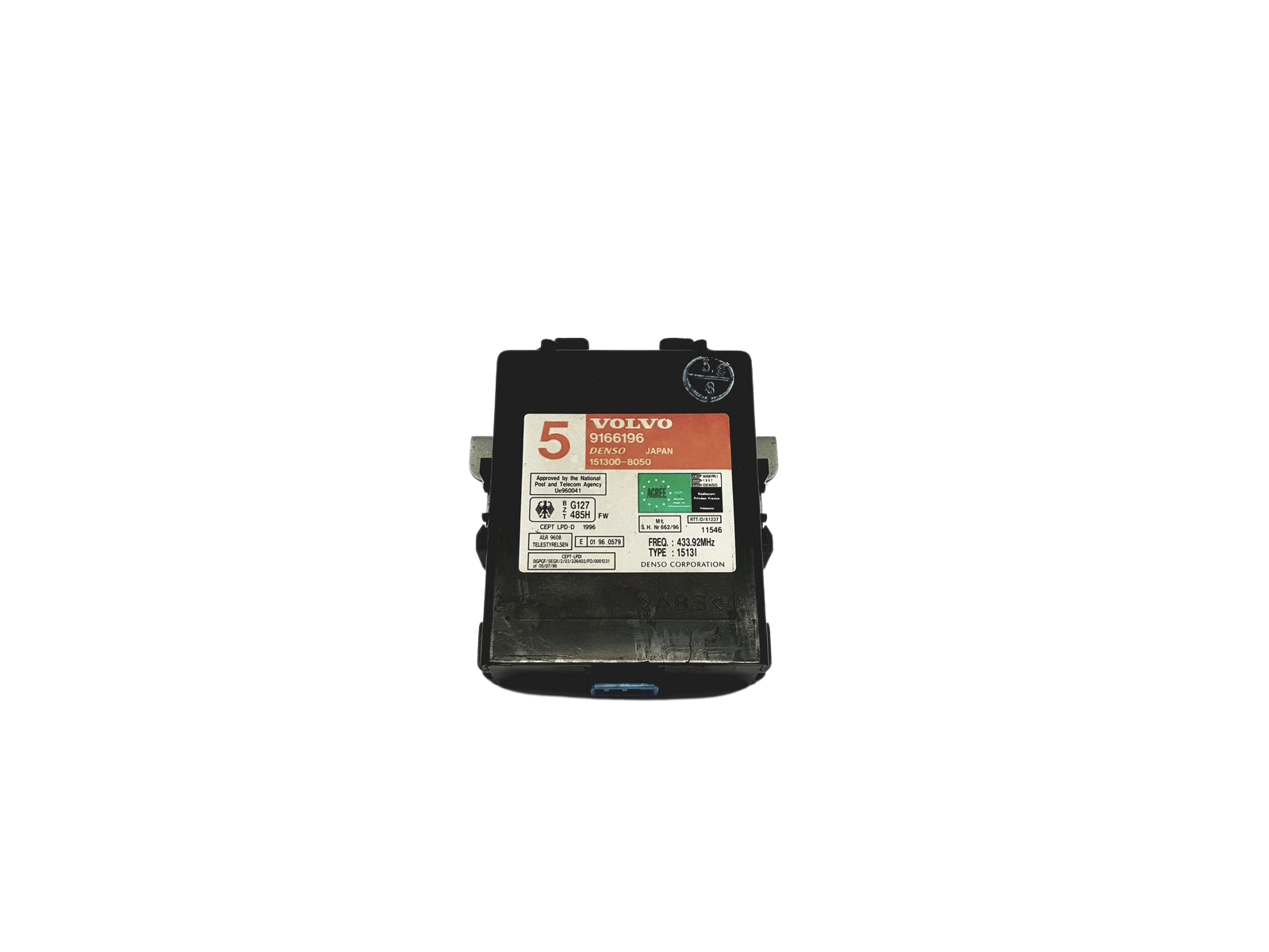 Lukustuse Kontroller Volvo 9166196 151300-8050 Denso 57901 main product photo