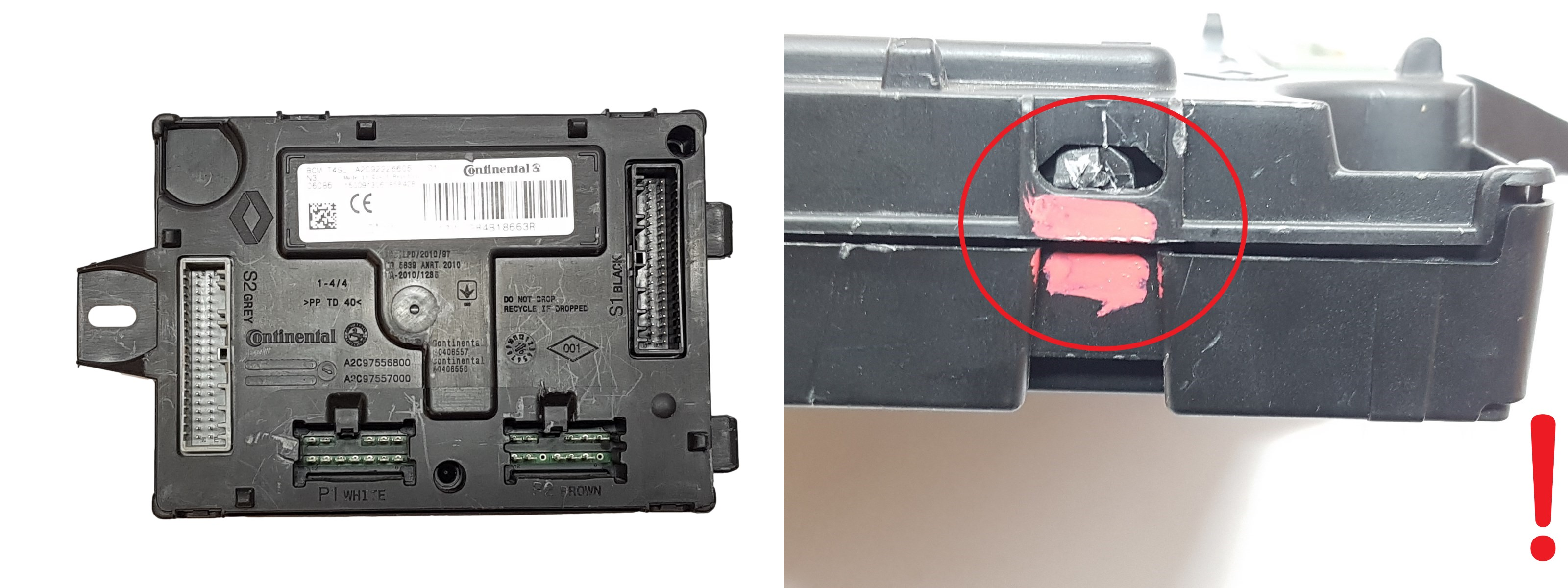 Juhtplokk BCM T4SL 284B18663R A2C92226605 Renault Dacia Continental 20731 main product photo