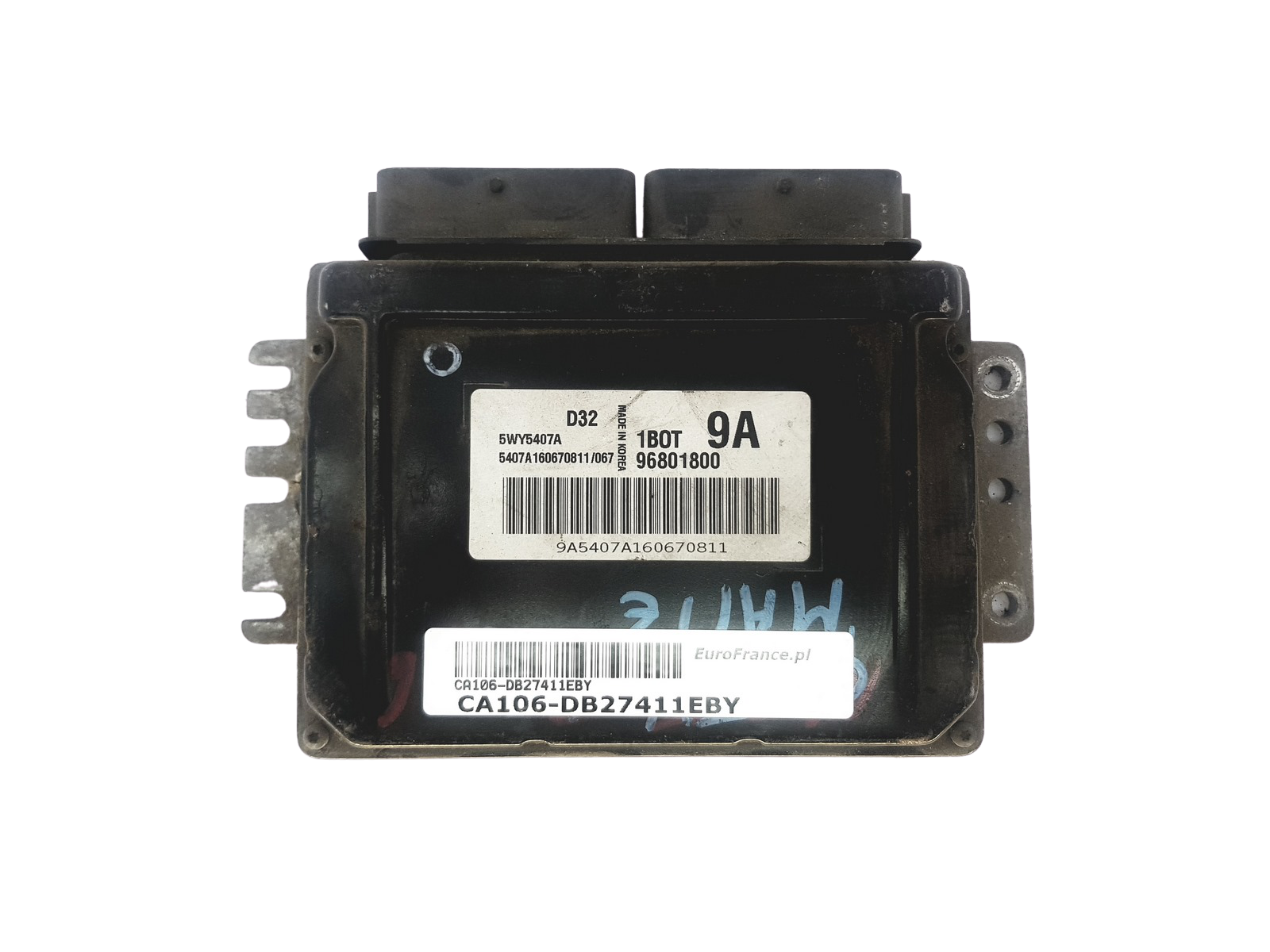 Juhtplokk 96801800 5WY5407A D32 1B0T 9A Chevrolet Kemsco 27411 main product photo