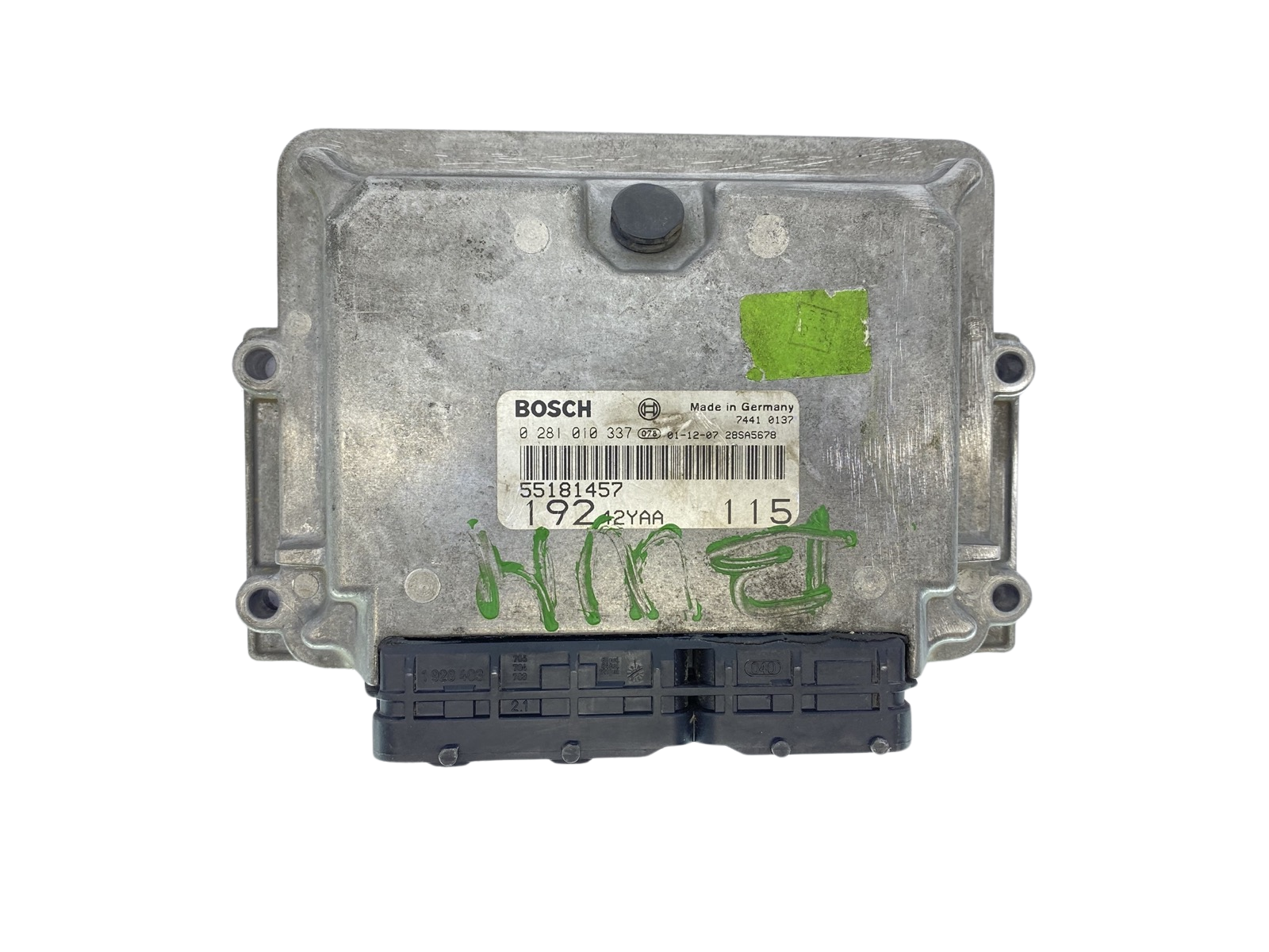 Juhtplokk 55181457 0281010337 19242YAA Fiat Bosch 63935 main product photo