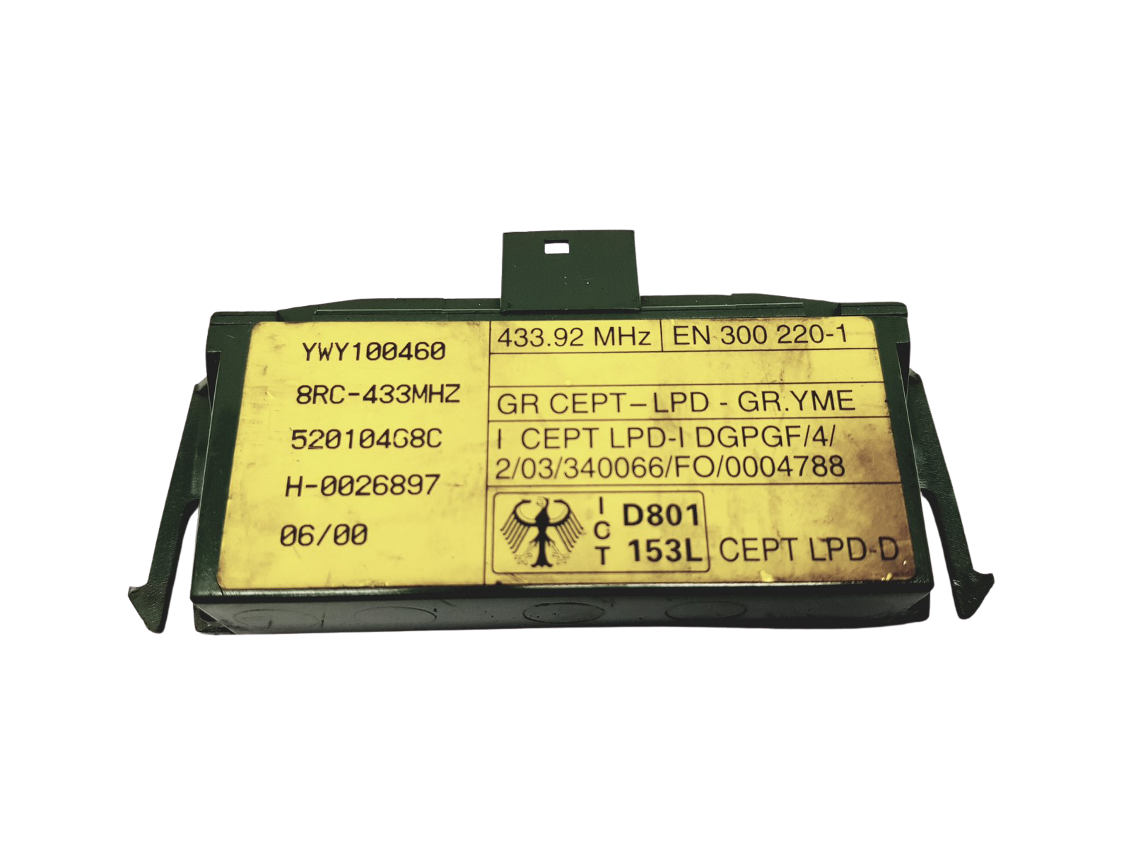 Juhtplokk Land Rover YWY100460 52010468C 30962 main product photo
