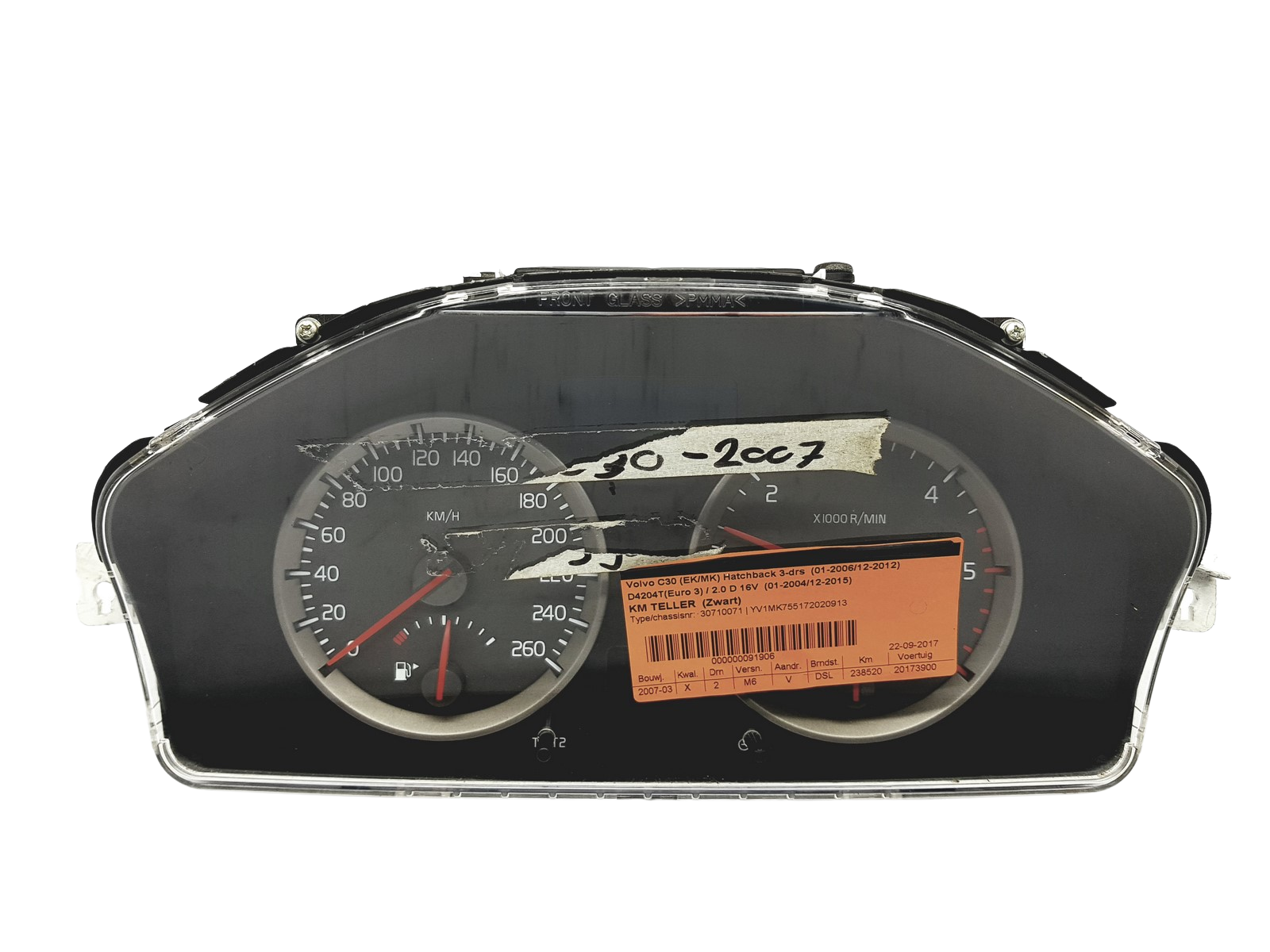 Tahhomeeter Volvo S40 V50 C30 30786344 30710071 52347 main product photo