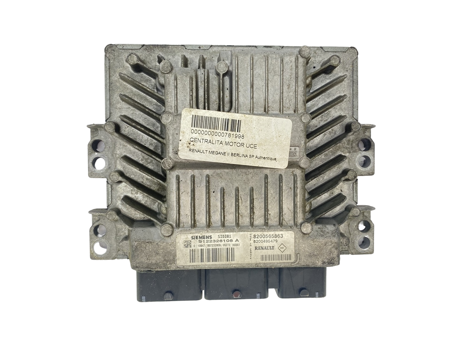 Juhtplokk S122326108A 8200565863 8200495479 Renault Siemens 59892 main product photo