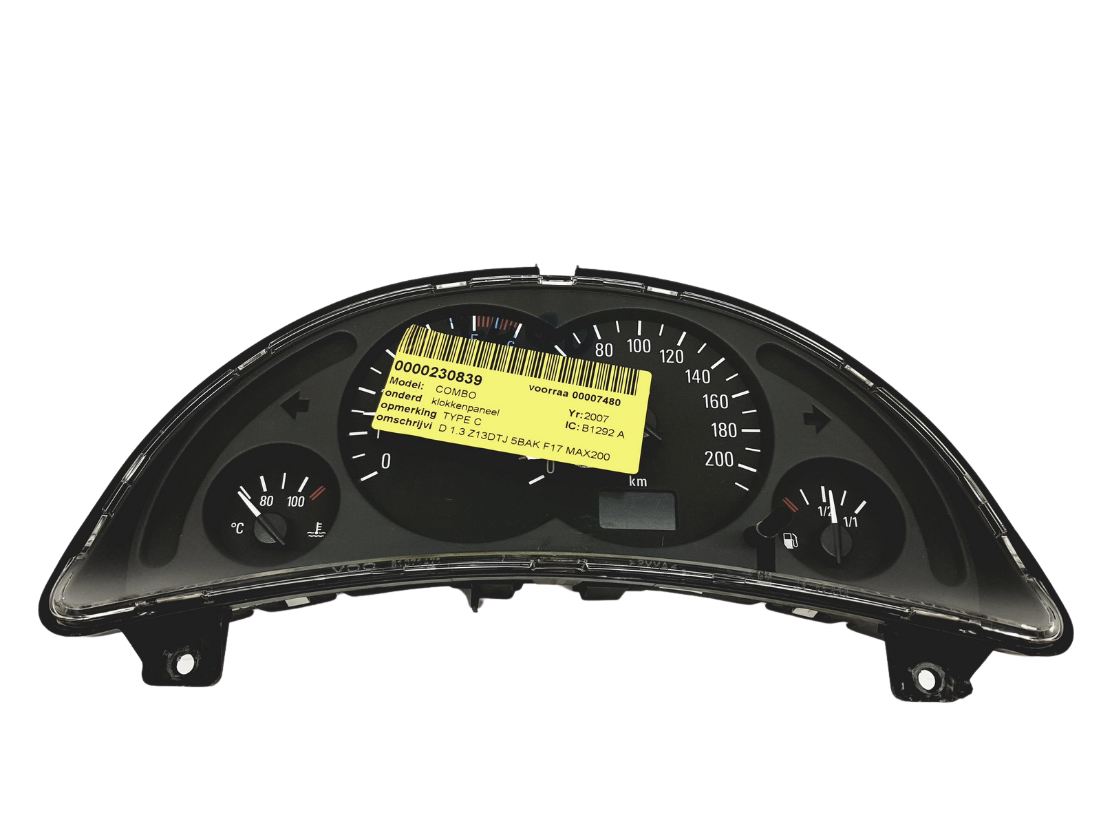 Tahhomeeter Opel Corsa C 13173347WA 110008988026 31272 main product photo