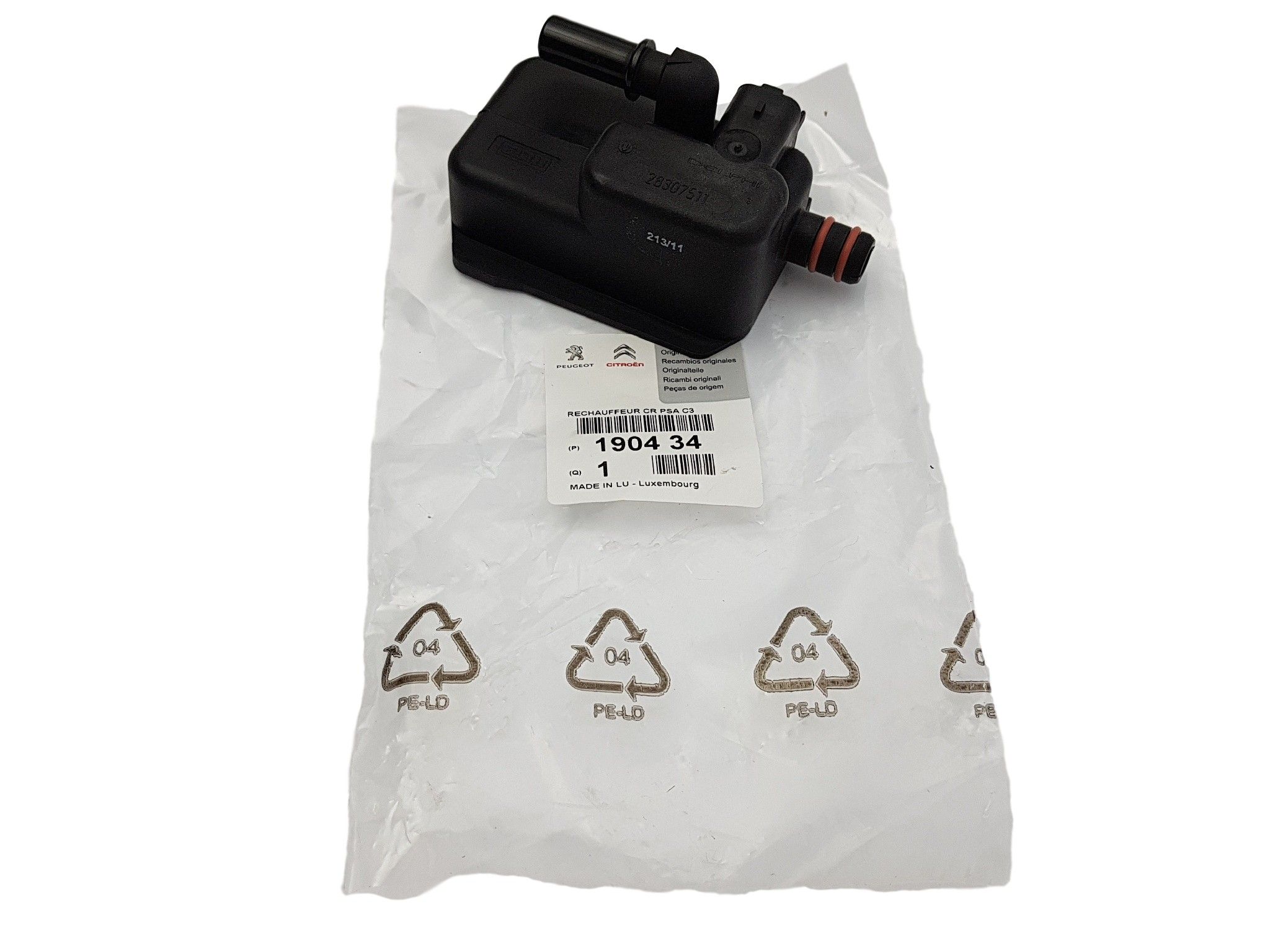 Kütuse eelsoojendi Originaal Citroen Peugeot C2 C3 C4 207 307 1.4-1.6 HDI 190434 main product photo