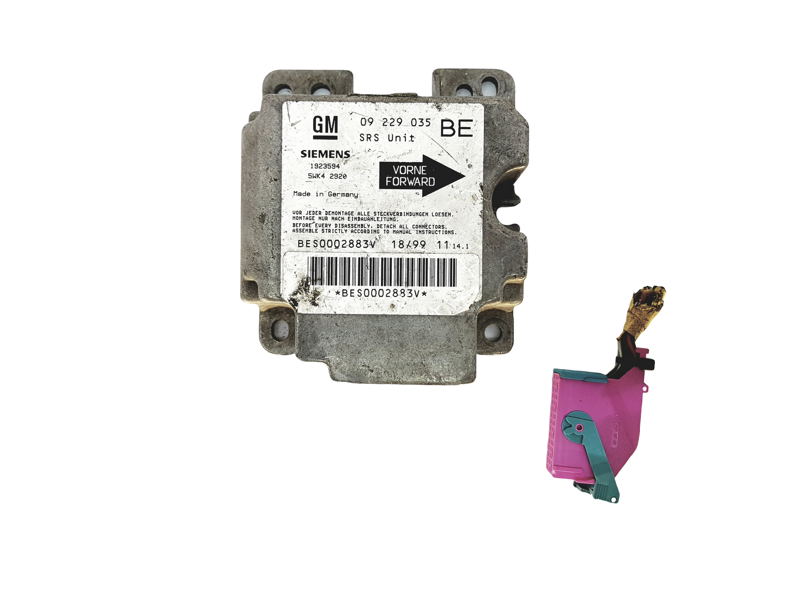 Juhtploki moodul 09229035 5WK2920 Opel Siemens main product photo
