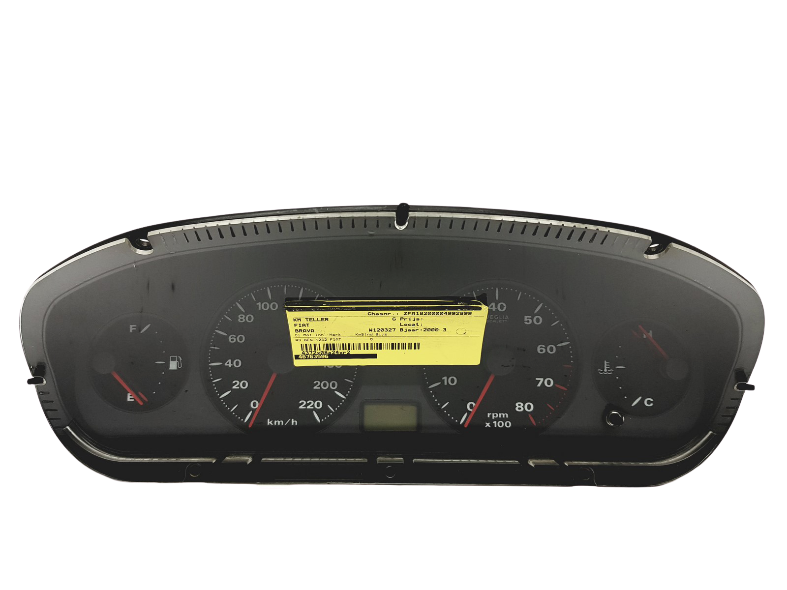 Tahhomeeter Fiat Bravo Brava 46763596 6063459917 30842 main product photo