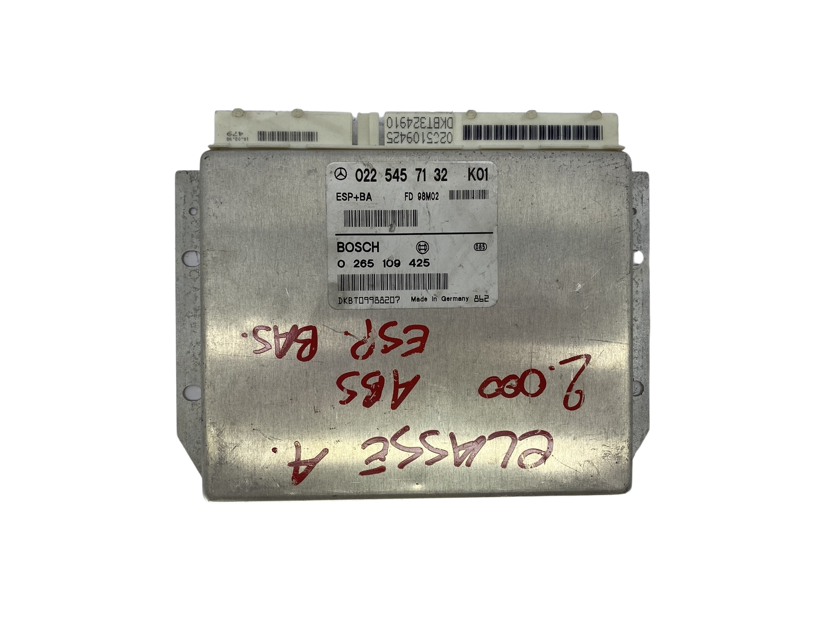 Juhtplokk ESP Mercedes 0225457132 K01 0265109425 Bosch main product photo