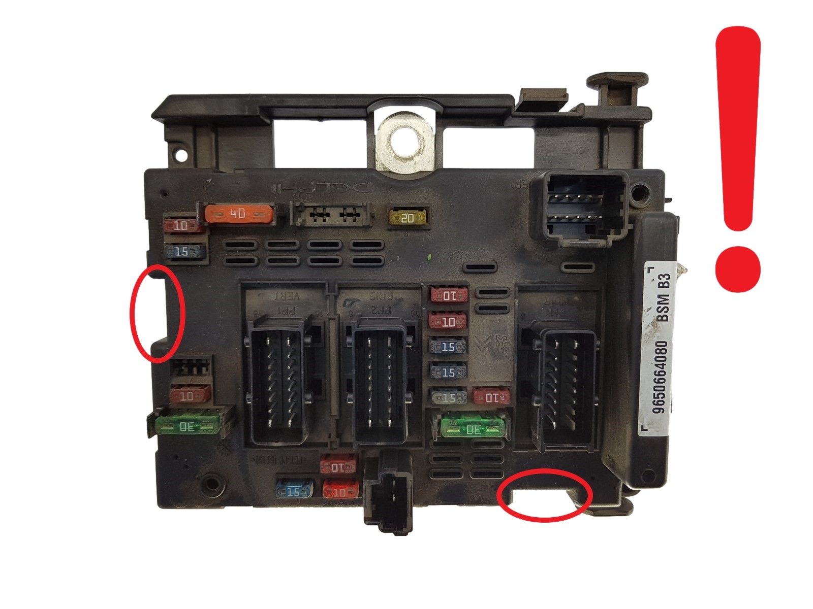 Juhtplokk BSM B3 9650664080 PSA Delphi 1235 main product photo