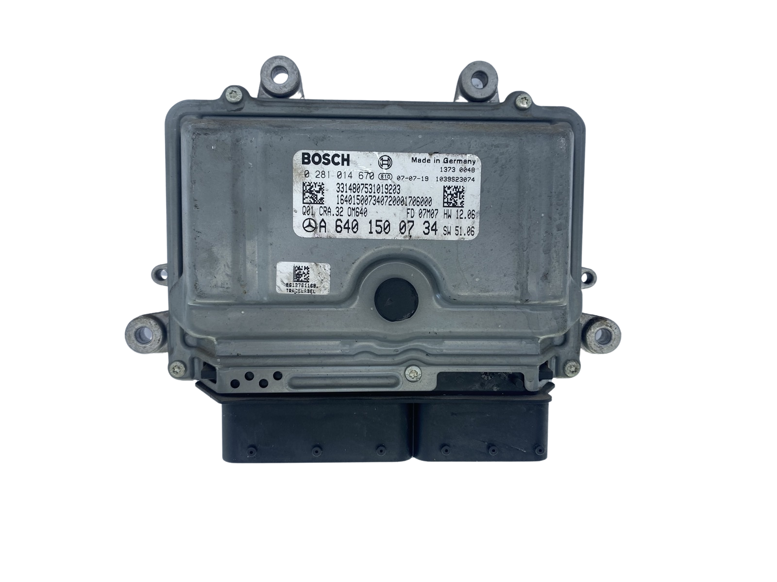 Juhtplokk A6401500734 0281014670 Mercedes Bosch 50738 main product photo