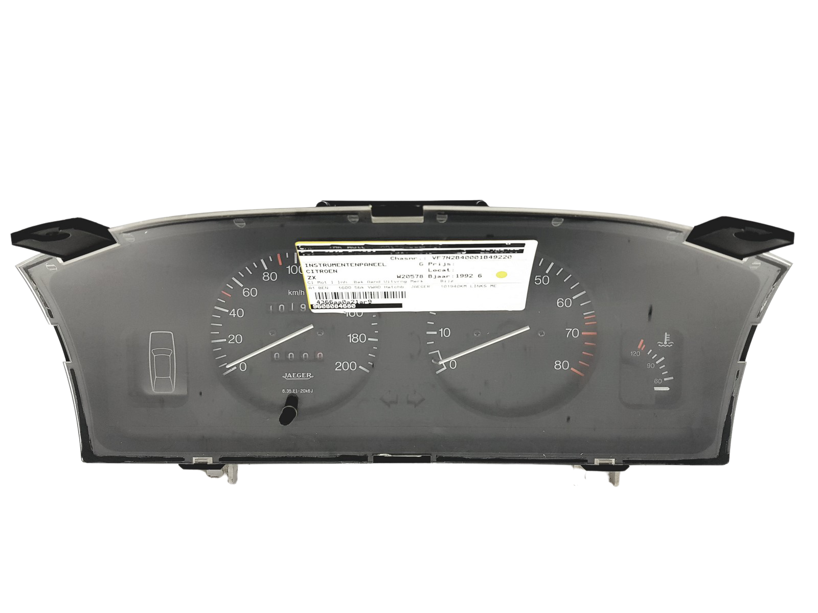 Tahhomeeter Citroen ZX 9608084680 49686 main product photo