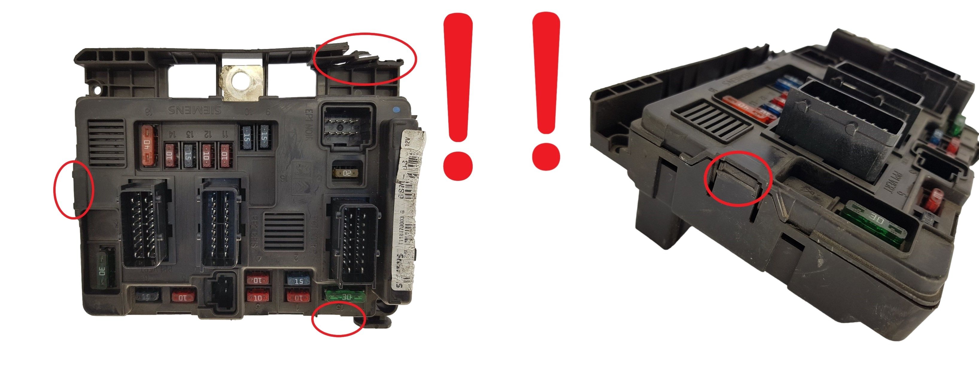 Juhtplokk BSM-B3 9643498880 T118470003G PSA Siemens 1379 main product photo