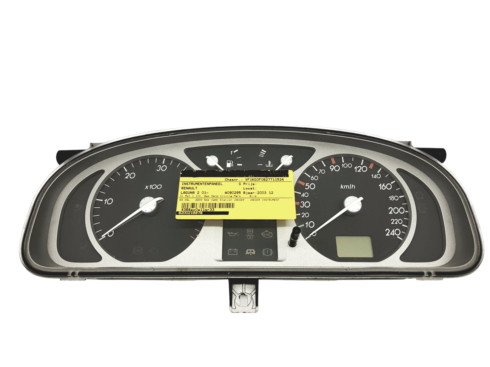 Spidomeeter Renault Laguna 2 8200218878 B 44850 main product photo
