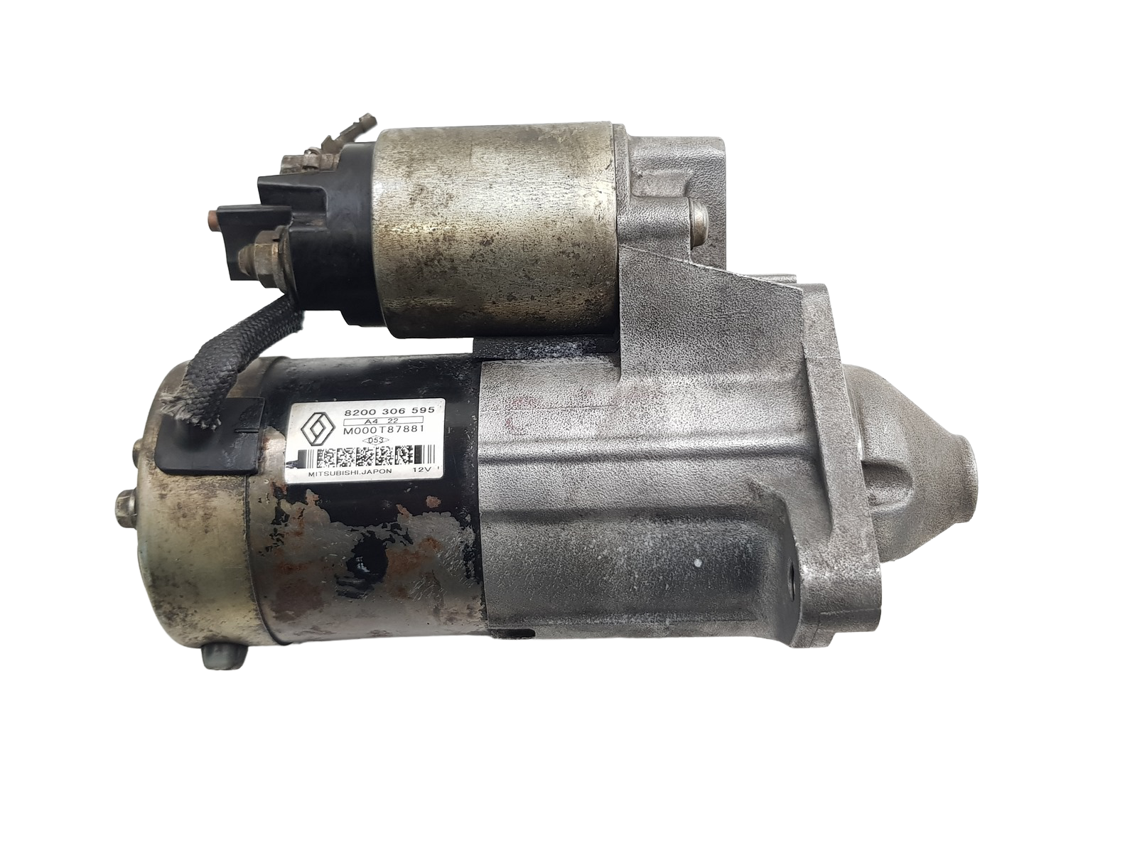 Mootori Starter 8200306595 M000T87881 1.5 dci Mitsubishi Renault 12v main product photo