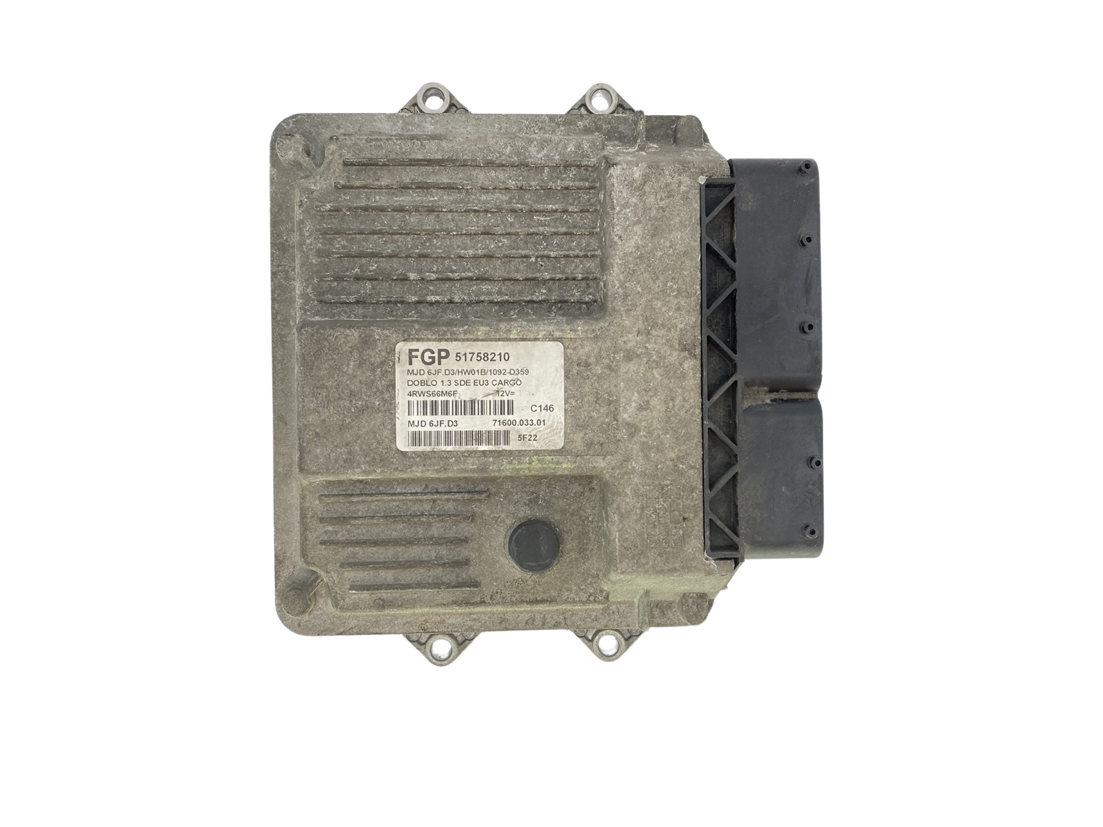 Juhtplokk MJD6JF.D3 51758210 71600.033.01 Fiat Magneti Marelli 59798 main product photo