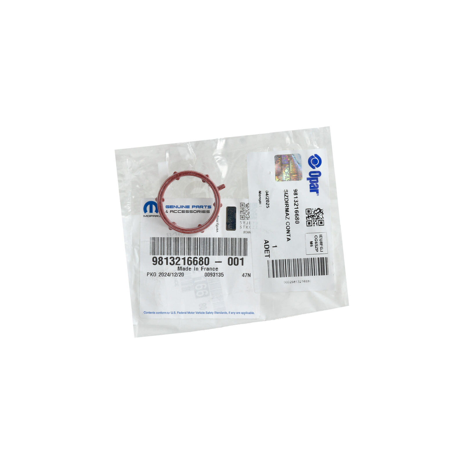 Tihend, tihendusrõngas Citroen Peugeot 9813216680 Uus Originaal main product photo