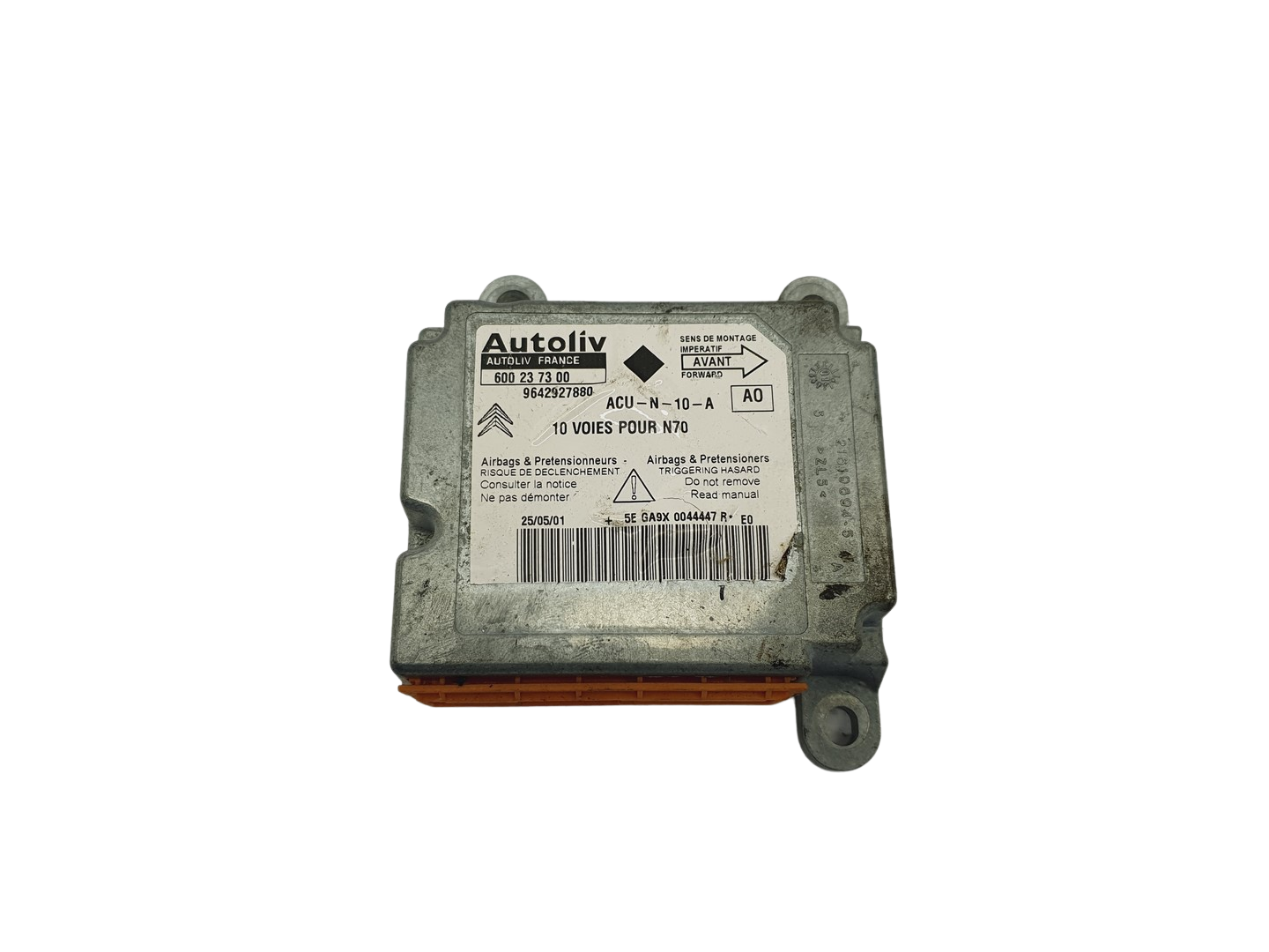 Juhtploki moodul 9642927880 600237300 Citroen Autoliv main product photo