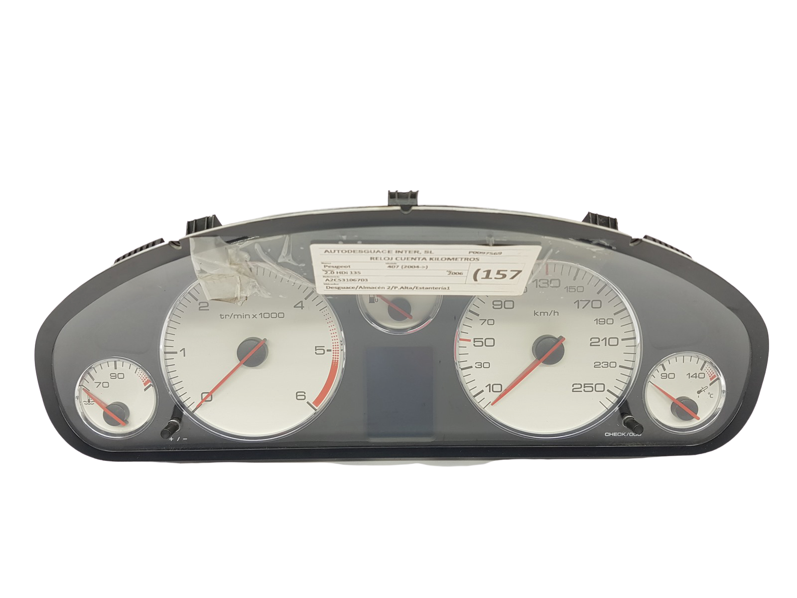 Tahhomeeter Peugeot 407 9658138580 A2C53106703 26990 main product photo