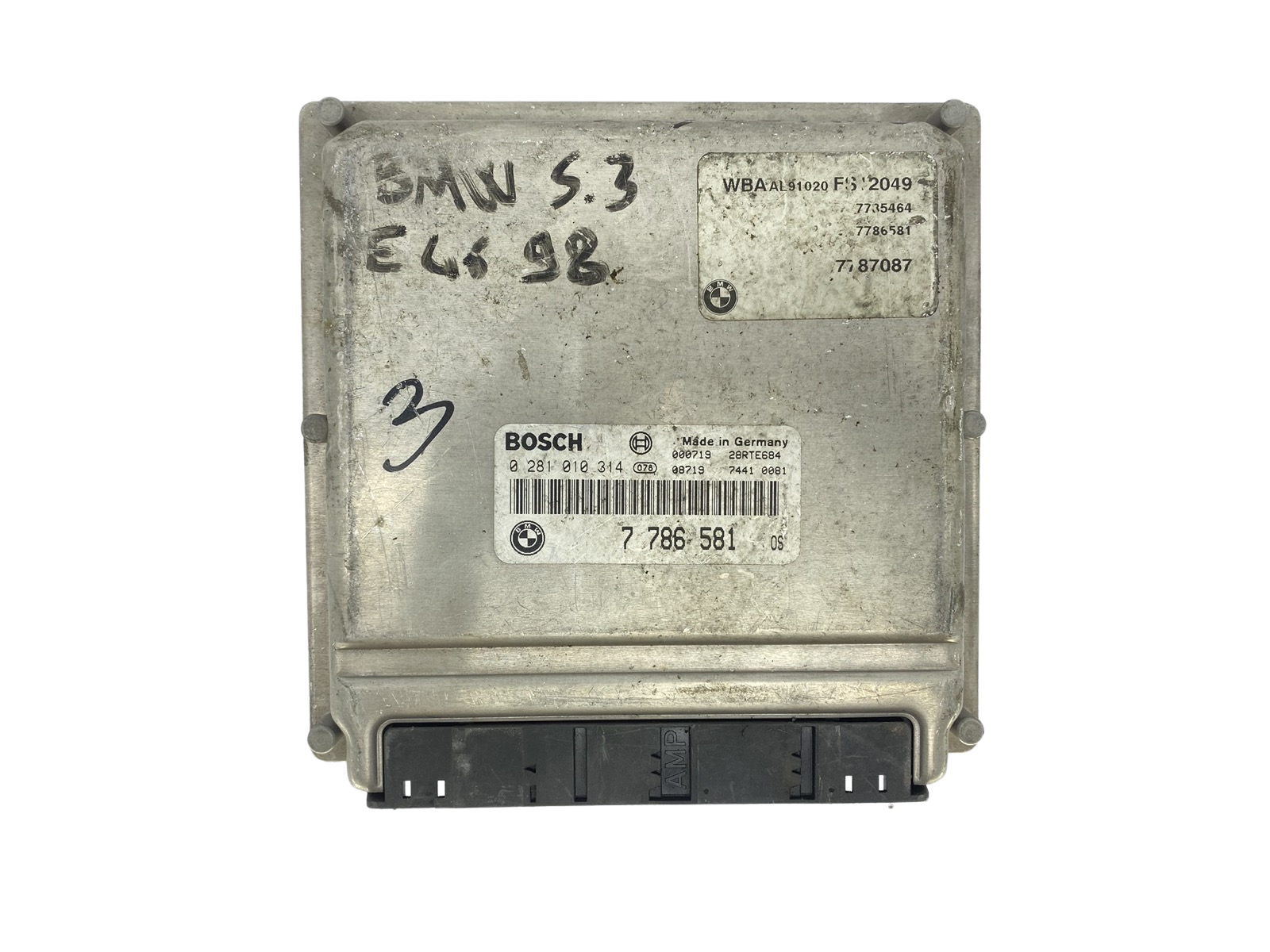 Juhtplokk 0281010314 7786581 BMW Bosch 57197 main product photo