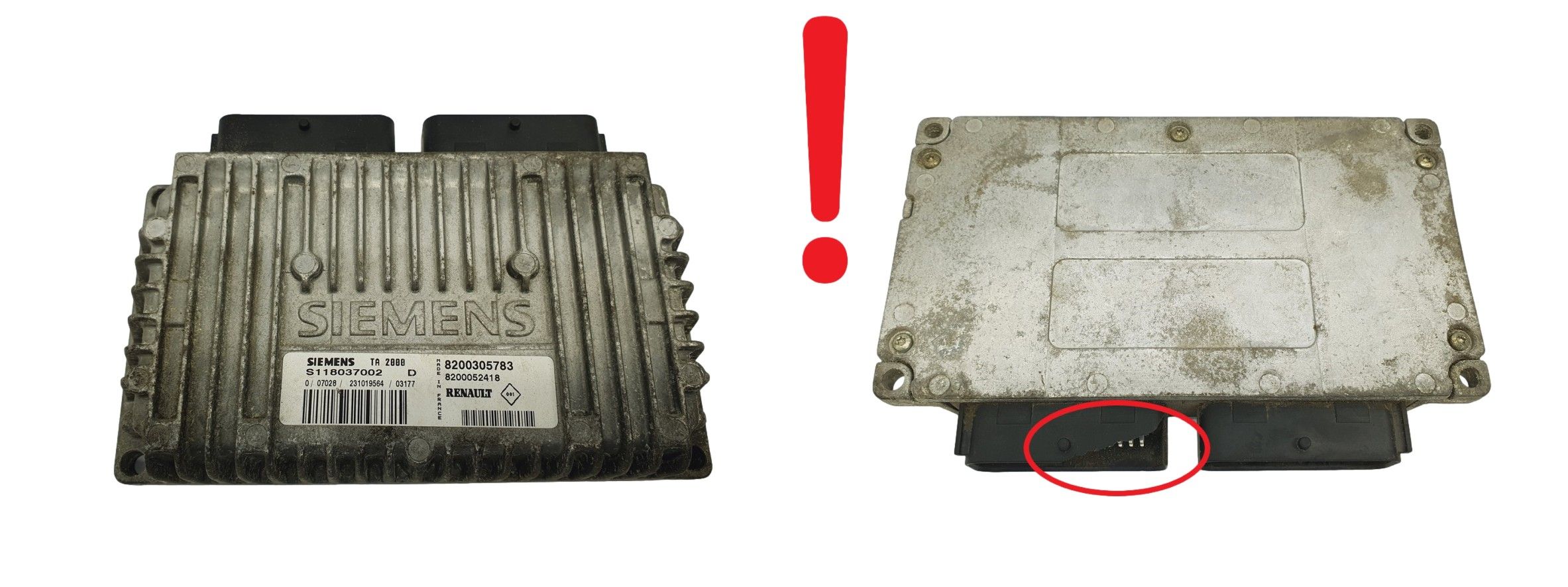 Juhtplokk S118037002D 8200305783 8200052418 Renault Siemens 68144 main product photo