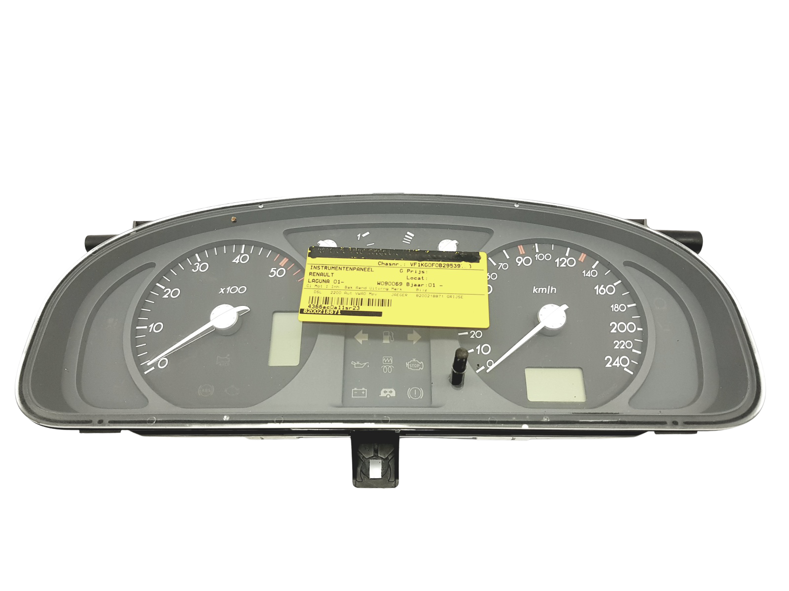 Tahhomeeter Renault Laguna 2 8200218871 B 44856 main product photo
