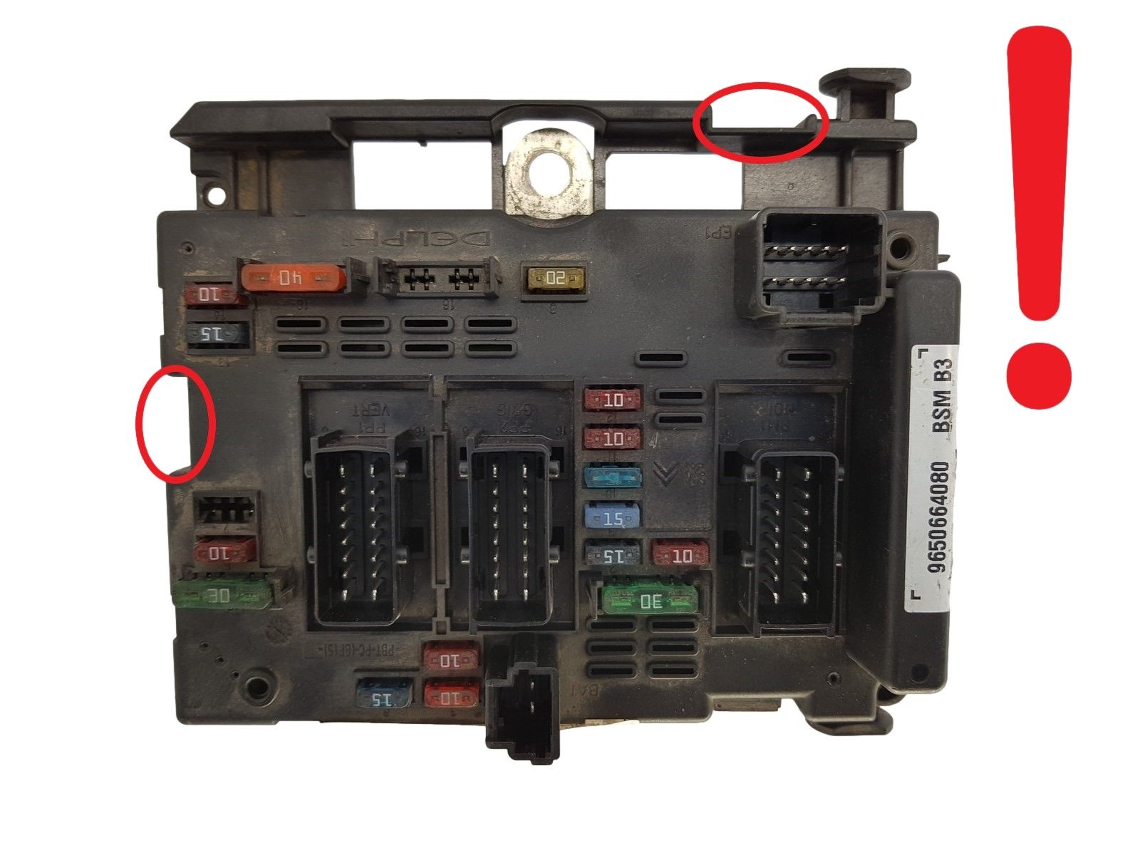 Juhtplokk BSM B3 9650664080 PSA Delphi 1232 main product photo