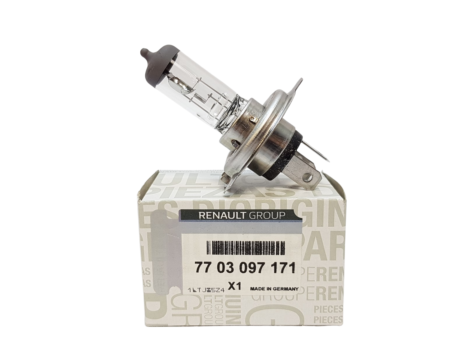 Pirn Renault Dacia H4 12V 60/55W 7703097171 Originaal main product photo