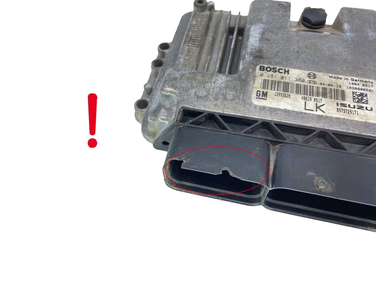 Juhtplokk 12992628 0281011380 8973729171 Opel Bosch 63299 main product photo