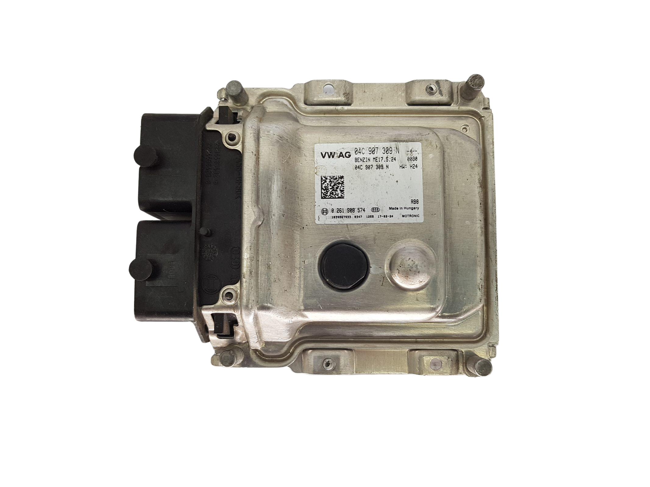 Juhtplokk Skoda VW 04C907309N ME17.5.24 0261S08574 Bosch main product photo