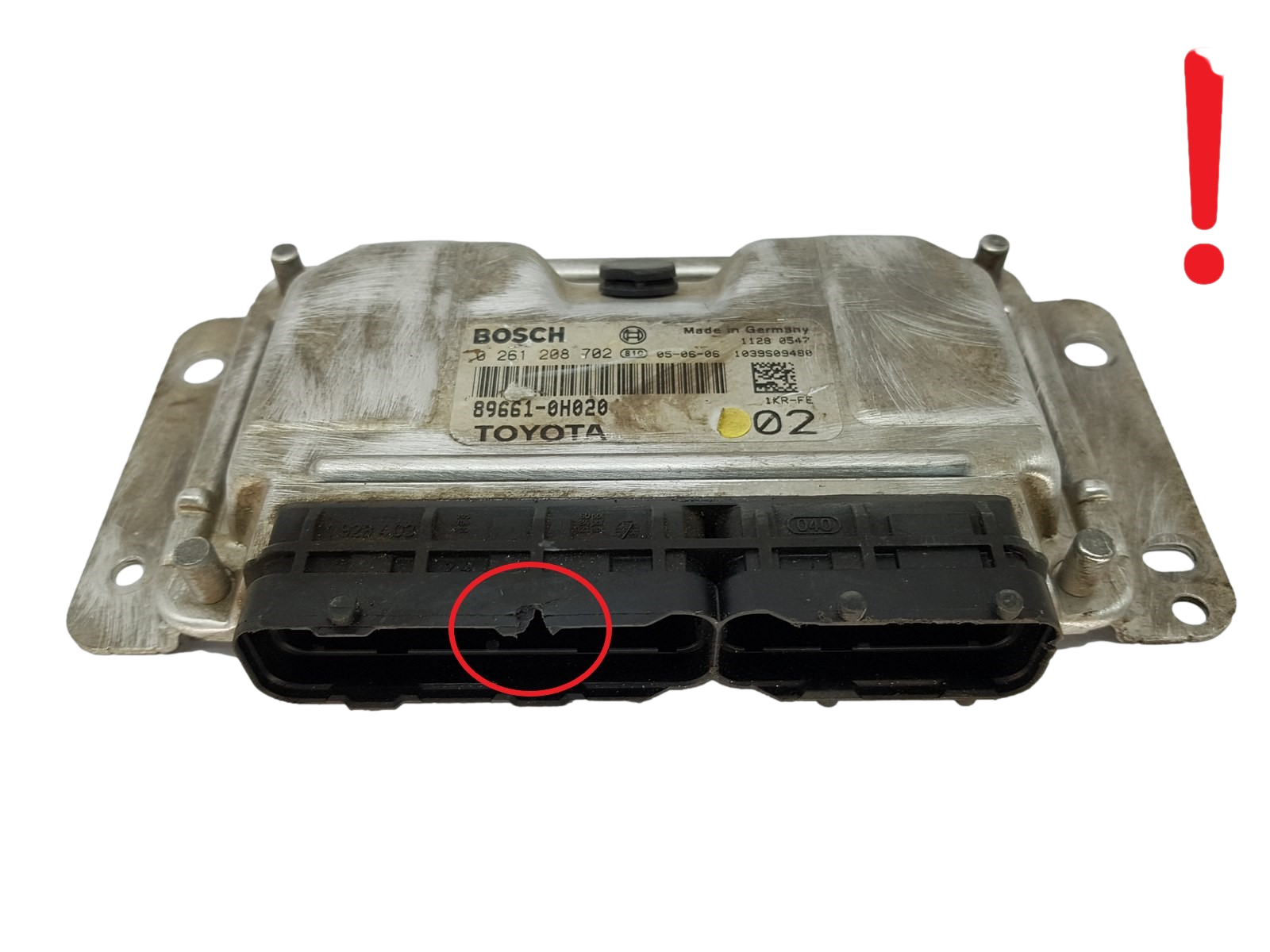 Juhtplokk 89661-0H020 0261208702 Toyota Bosch 16597 main product photo