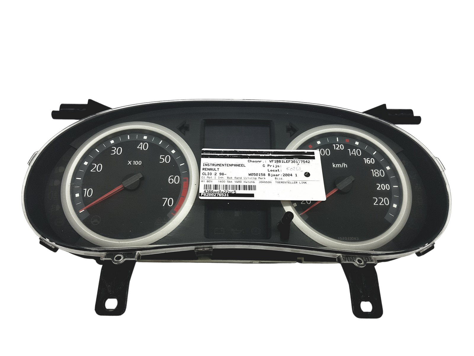 Spidomeeter Renault Clio 2 8200276531 49264 main product photo