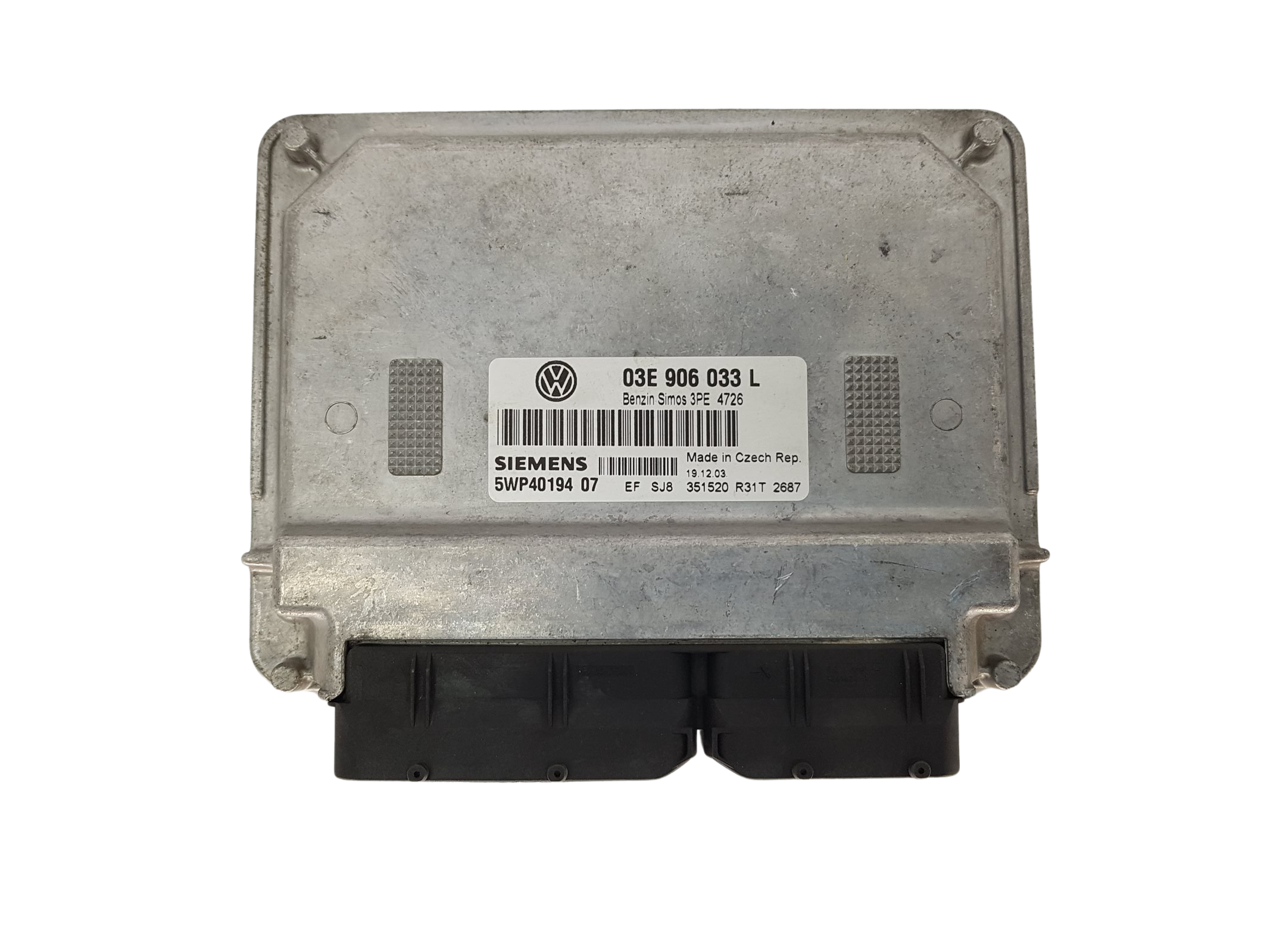 Juhtplokk 03E906033L 5WP40194 07 VW Siemens 3711 main product photo