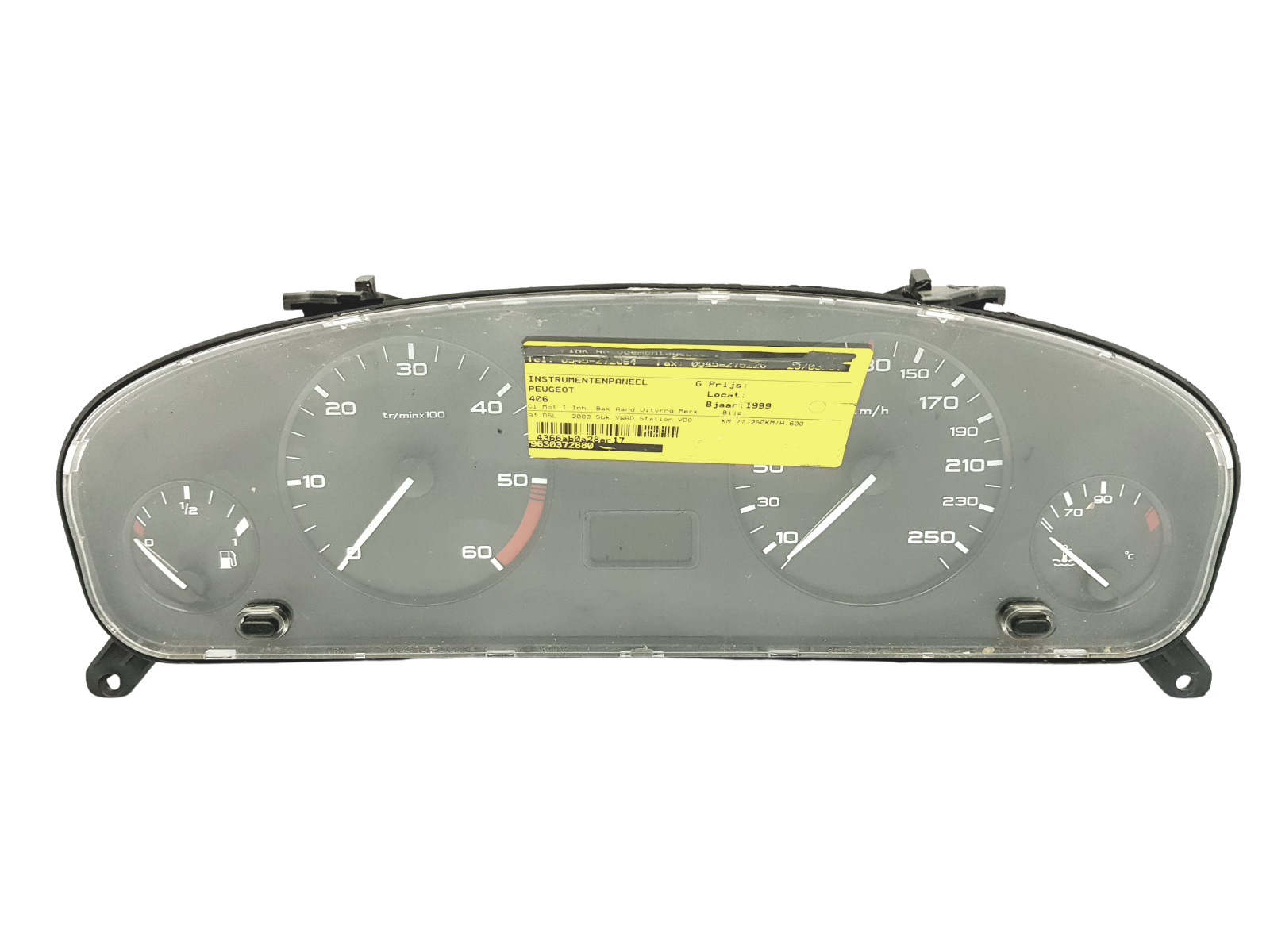 Tahhomeeter Peugeot 406 9630372880 110008882010 44947 main product photo