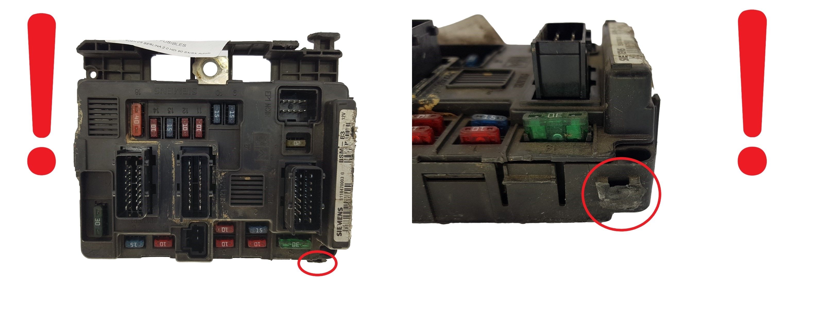 Juhtplokk BSM B3 9643498880 S118470003G PSA Siemens 1346 main product photo