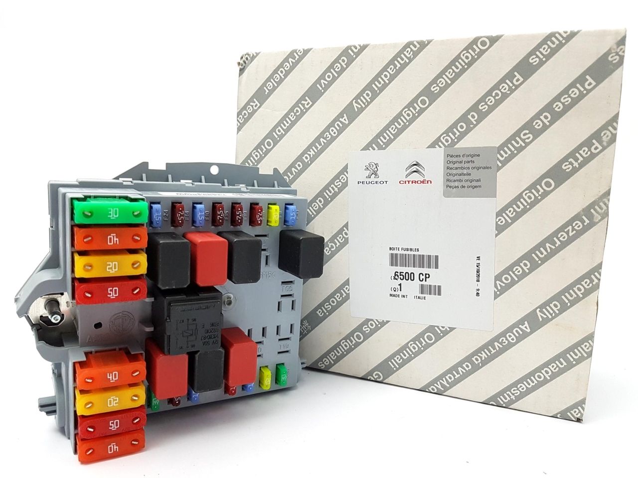 Kaitsmete kast 6500CP 6500.CP Peugeot Citroen Originaal main product photo