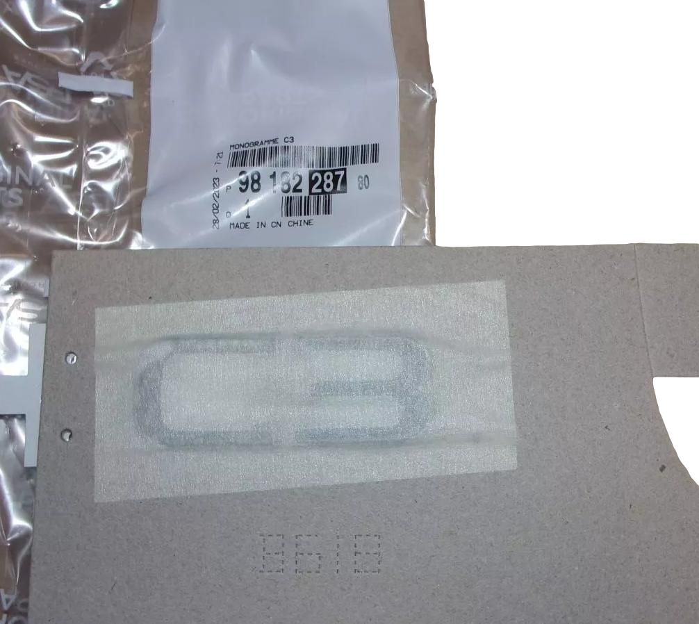 Embleem Originaal 9818228780 Citroen C3 main product photo