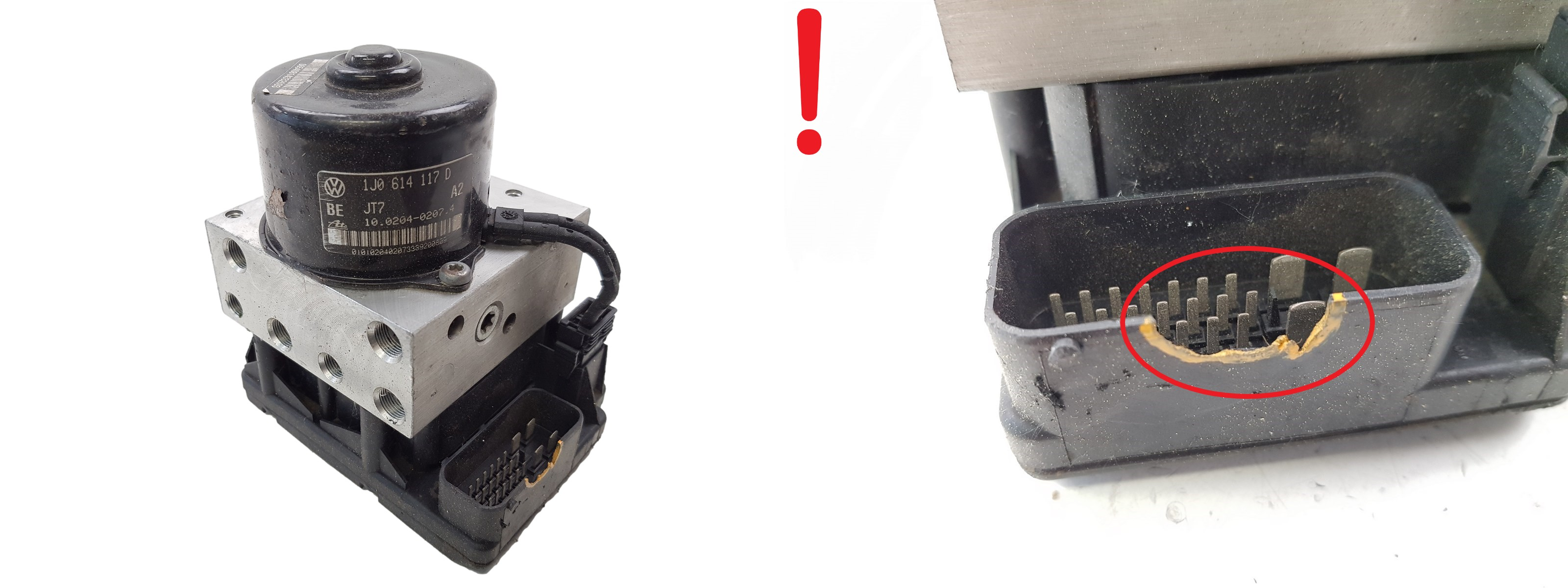 Abs Pump VW Seat Skoda Audi 1J0614117D 1J0907379P ATE 2636 main product photo