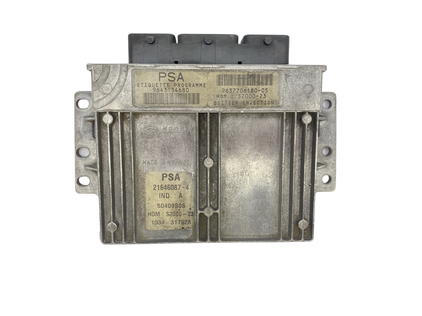 Juhtplokk 9643134680 9637706180-05 21646087-4 PSA Sagem 56297 main product photo