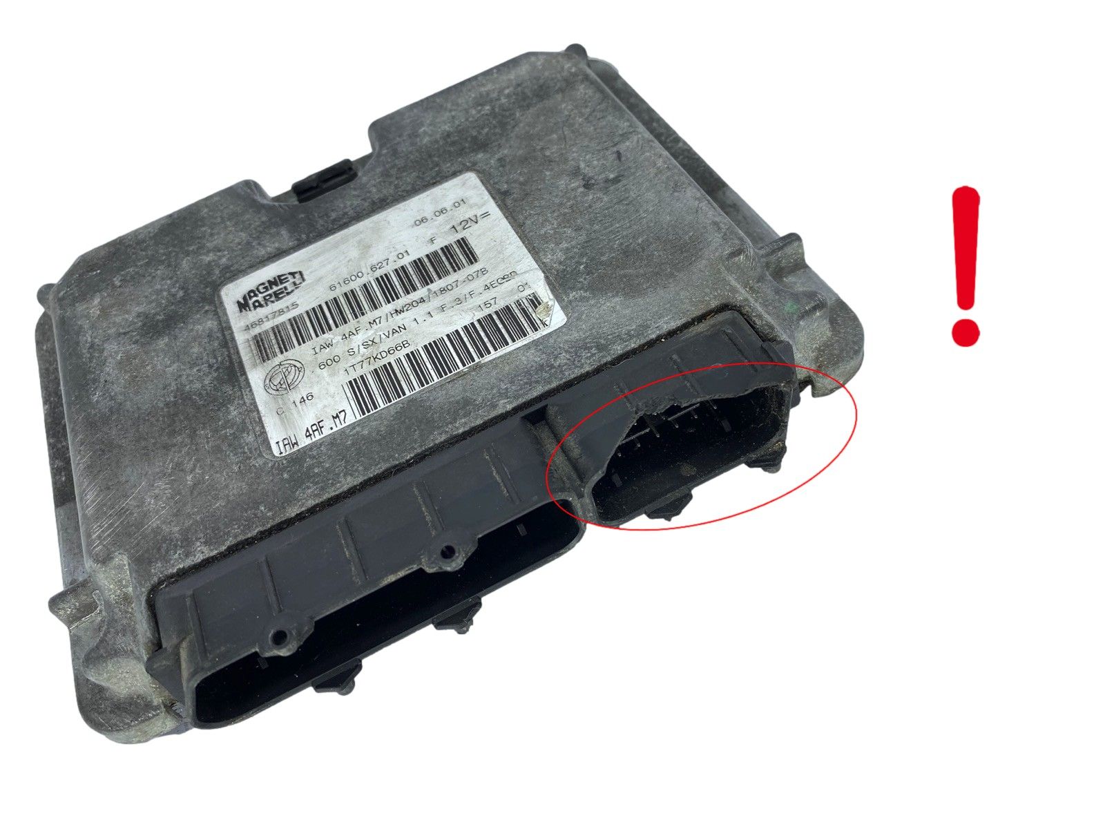 ECU Mootori Juhtplokk Fiat 46817815 Magneti Marelli 61588 main product photo