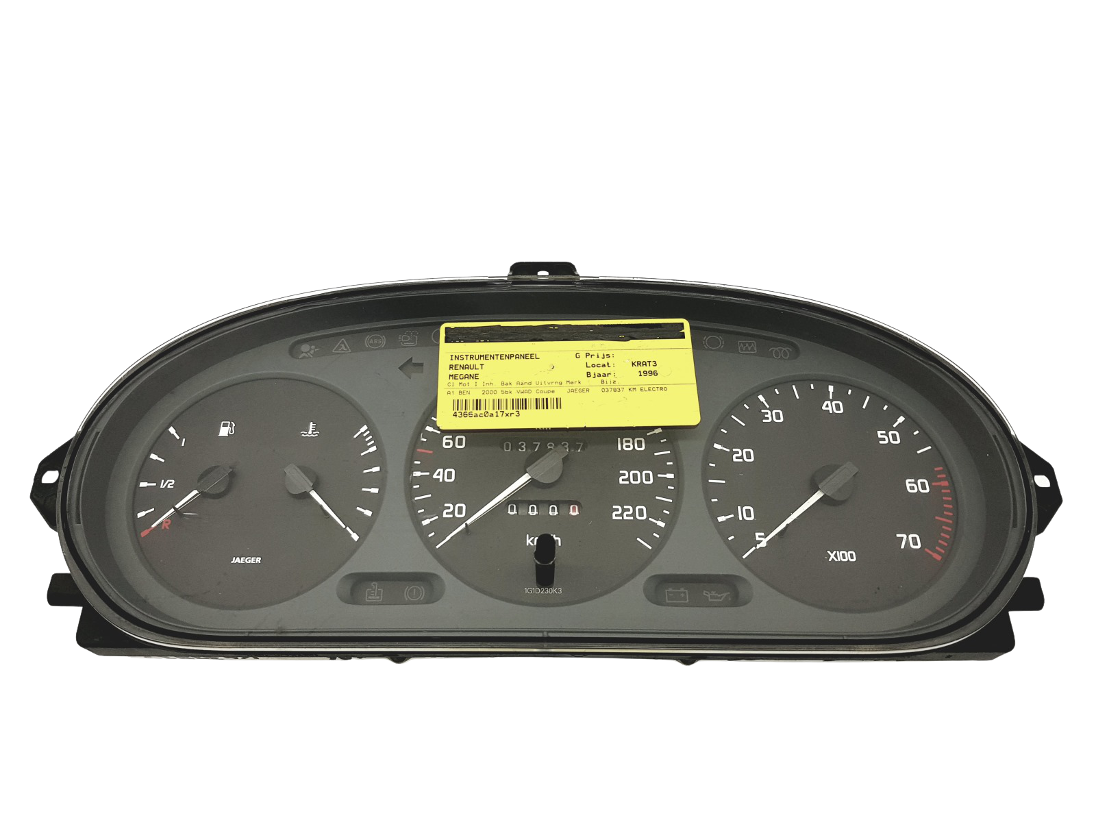 Tahhomeeter Renault Megane 1 Scenic 1 7700839644 46087 main product photo
