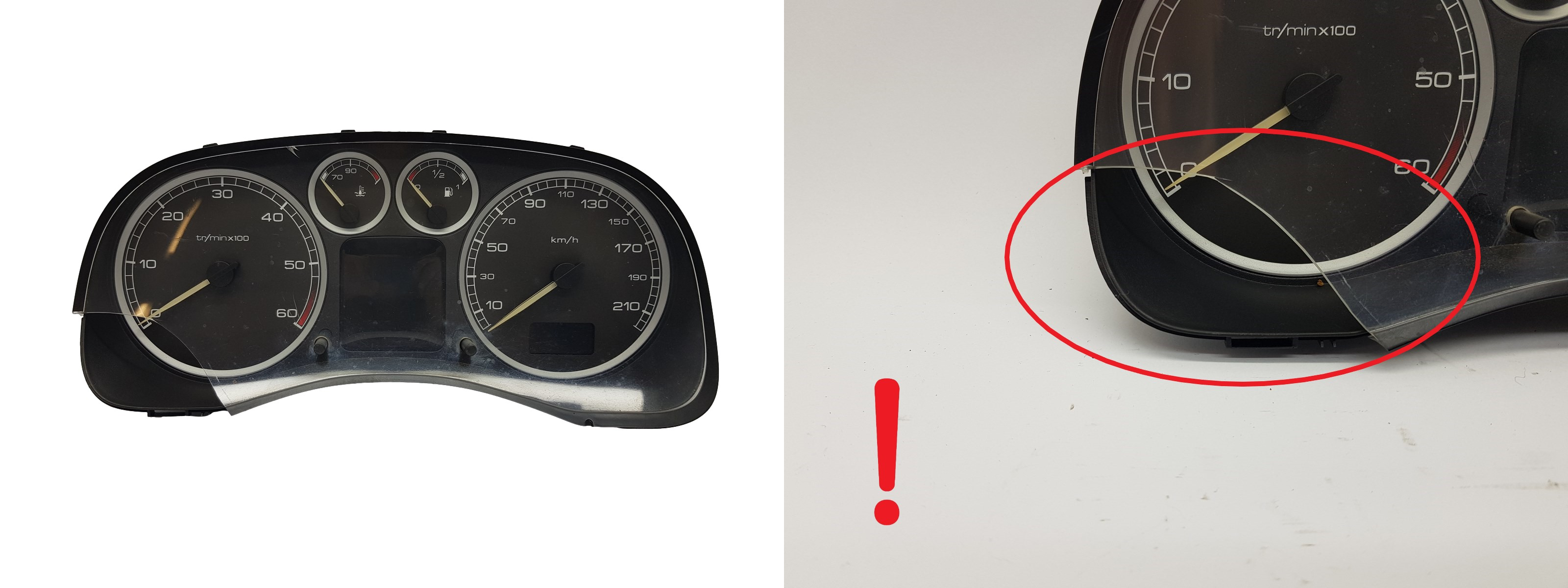 Spidomeeter Peugeot 307 P9636708880 1573 main product photo