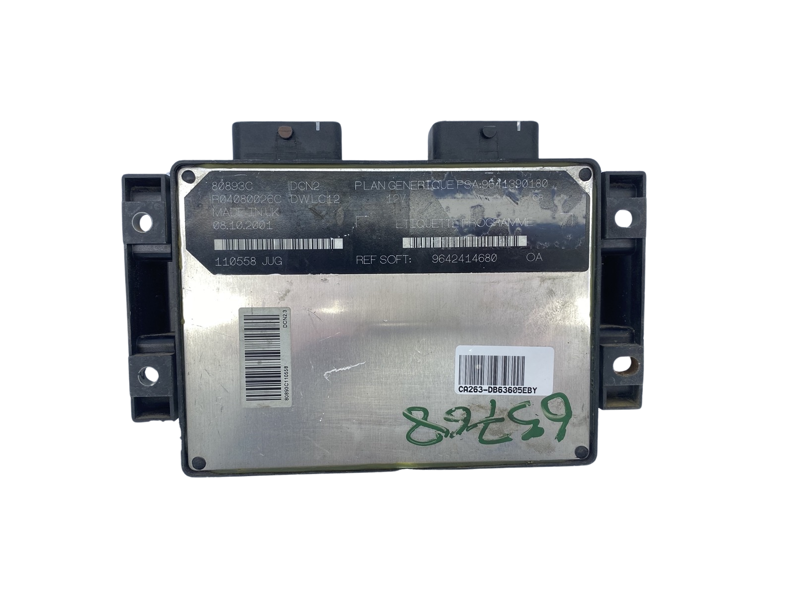 Juhtplokk 9641390180 9642414680 R04080026C 80893C PSA Lucas 63605 main product photo